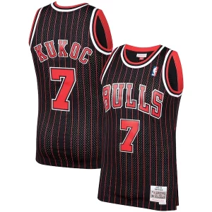 Fascinante Ottimo Toni Kukoc Chicago Bulls 1995/96 Hardwood Classics Swingman Jersey Black per gli appassionati