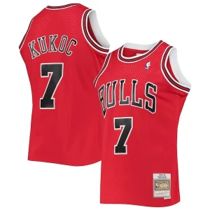 Robusto Toni Kukoc Chicago Bulls 1997/98 Hardwood Classics Swingman Jersey Red per gli appassionati