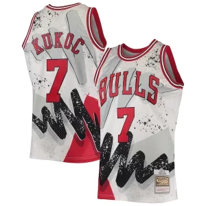 Classico Carino Robusto Toni Kukoc Chicago Bulls Hardwood Classics 1995/96 Hyper Hoops Swingman Jersey White per gli appassionati
