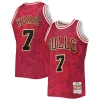 Magnifico Toni Kukoc Chicago Bulls Hardwood Classics 1997/98 Lunar New Year Swingman Jersey Red per gli appassionati