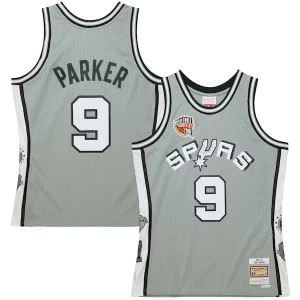 Duraturo Moderno Tony Parker San Antonio Spurs Unisex Hall of Fame Class of 2023 Throwback Swingman Jersey Gray per gli appassionati