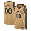 Pratico Incantevole Toronto Raptors Nike Unisex 2023/24 Custom Swingman Jersey Gold City Edition per gli appassionati