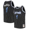 Bellissimo Elegante Sofisticato Tracy McGrady Orlando Magic 2003/04 Big & Tall Hardwood Classics Swingman Jersey Black/Blue per gli appassionati