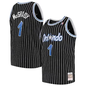 Bellissimo Elegante Sofisticato Tracy McGrady Orlando Magic 2003/04 Big & Tall Hardwood Classics Swingman Jersey Black/Blue per gli appassionati