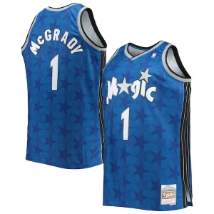 Trendy Tracy McGrady Orlando Magic Big & Tall 2000/01 Hardwood Classics Swingman Jersey Blue/Black per gli appassionati