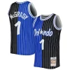 Incantevole Tracy McGrady Orlando Magic Hardwood Classics 2003/04 Split Swingman Jersey Blue/Black per gli appassionati