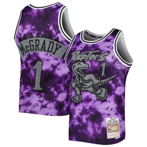 Gorgeous Classico Tracy McGrady Toronto Raptors 1998/99 Galaxy Swingman Jersey Purple per gli appassionati