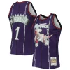 Versatile Delizioso Pratico Tracy McGrady Toronto Raptors 1998/99 Hardwood Classics NBA 75th Anniversary Diamond Swingman Jersey Purple per gli appassionati