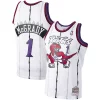 Fantastico Tracy McGrady Toronto Raptors 1998/99 Hardwood Classics Swingman Jersey White per gli appassionati