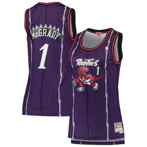 Lussuoso Robusto Magnifico Tracy McGrady Toronto Raptors Women's 1998/99 Hardwood Classics Swingman Jersey Purple per gli appassionati