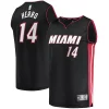 Pratico Versatile Tyler Herro Miami Heat Fast Break Replica Jersey Icon Edition Black per gli appassionati
