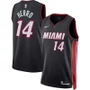 Splendido Tyler Herro Miami Heat Nike Unisex Swingman Jersey Icon Edition Black per gli appassionati