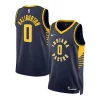 Elegante Fascinante Accattivante Tyrese Haliburton Indiana Pacers Nike Unisex Swingman Jersey Icon Edition Navy per gli appassionati