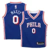 Duraturo Tyrese Maxey Philadelphia 76ers Nike Toddler Swingman Player Jersey Icon Edition Royal per gli appassionati