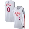 Attraente Raffinato Robusto Tyrese Maxey Philadelphia 76ers Nike Unisex 2022/23 Swingman Jersey City Edition White per gli appassionati