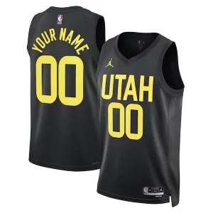 Robusto Utah Jazz Jordan Brand Unisex 2022/23 Swingman Custom Jersey Statement Edition Black per gli appassionati