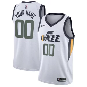 Sofisticato Comodo Resistente Utah Jazz Nike Swingman Custom Jersey Association Edition White per gli appassionati
