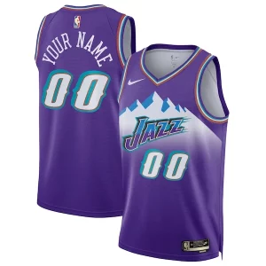 Delizioso Utah Jazz Nike Unisex 2022/23 Custom Swingman Jersey Classic Edition Purple per gli appassionati