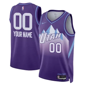 Meraviglioso Pratico Utah Jazz Nike Unisex 2024/25 Custom Swingman Jersey City Edition Purple per gli appassionati