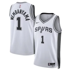 Fantastico Prestigioso Victor Wembanyama San Antonio Spurs Nike Unisex Swingman Jersey Association Edition White per gli appassionati