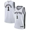 Lussuoso Victor Wembanyama San Antonio Spurs Nike Youth Swingman Jersey Association Edition White per gli appassionati