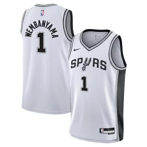 Lussuoso Victor Wembanyama San Antonio Spurs Nike Youth Swingman Jersey Association Edition White per gli appassionati