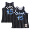 Incantevole Vince Carter Orlando Magic 2009/10 Hardwood Classics Swingman Jersey Black per gli appassionati