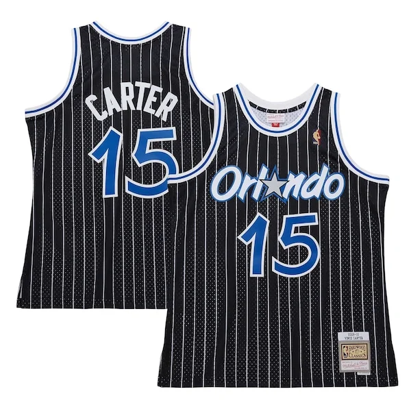 Incantevole Vince Carter Orlando Magic 2009/10 Hardwood Classics Swingman Jersey Black per gli appassionati