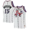 Bellissimo Splendido Vince Carter Toronto Raptors 1998/99 Big & Tall Hardwood Classics Swingman Jersey White/Purple per gli appassionati