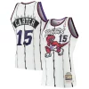 Robusto Versatile Sofisticato Vince Carter Toronto Raptors 1998/99 Hardwood Classics Authentic Jersey White per gli appassionati