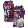 Attraente Magnifico Eccezionale Vince Carter Toronto Raptors Hardwood Classics 1998/99 Hyper Hoops Swingman Jersey Purple per gli appassionati
