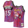 Attraente Vince Carter Toronto Raptors Hardwood Classics 1998/99 Lunar New Year Swingman Jersey Purple per gli appassionati