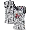 Duraturo Carino Vince Carter Toronto Raptors Women's 1998 Doodle Swingman Jersey White per gli appassionati