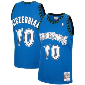 Fantastico Attraente Fascinante Wally Szczerbiak Minnesota Timberwolves 2001/02 Hardwood Classics Swingman Jersey Blue per gli appassionati