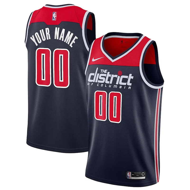 Sofisticato Delizioso Washington Wizards Nike 2019/20 Custom Swingman Jersey Navy Statement Edition per gli appassionati