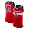 Splendido Washington Wizards Nike 2021/22 Diamond Authentic Custom Jersey Icon Edition Red per gli appassionati