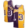 Gorgeous Resistente Moderno Wilt Chamberlain Los Angeles Lakers Hardwood Classics 1971/72 Split Swingman Jersey Purple/Gold per gli appassionati