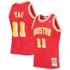 Incantevole Bellissimo Yao Ming Houston Rockets 2004/05 Hardwood Classics Swingman Jersey Red per gli appassionati