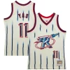 Fantastico Classico Yao Ming Houston Rockets Chainstitch Swingman Jersey Cream per gli appassionati