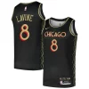 Elegante Lussuoso Classico Zach LaVine Chicago Bulls Nike Swingman Player Jersey City Edition Black per gli appassionati