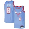 Resistente Ottimo Classico Zach LaVine Chicago Bulls Nike Swingman Player Jersey City Edition Blue per gli appassionati