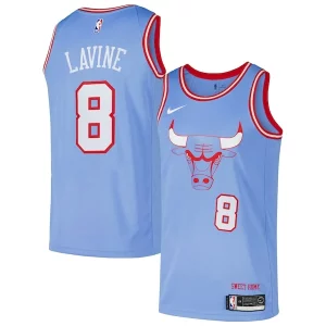Resistente Ottimo Classico Zach LaVine Chicago Bulls Nike Swingman Player Jersey City Edition Blue per gli appassionati