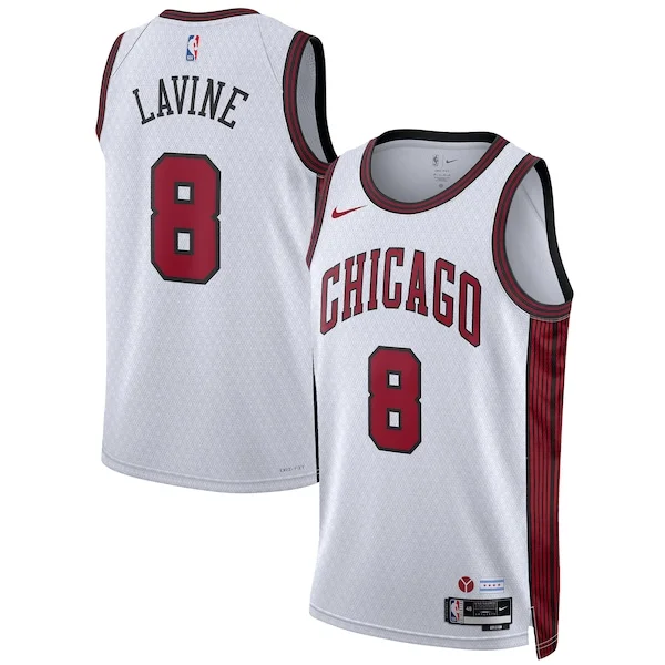 Versatile Classico Zach LaVine Chicago Bulls Nike Unisex 2022/23 Swingman Jersey City Edition White per gli appassionati