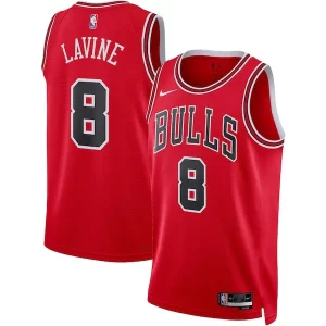 Trendy Pratico Zach LaVine Chicago Bulls Nike Unisex Swingman Jersey Icon Edition Red/White per gli appassionati