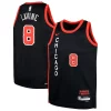 Fantastico Zach LaVine Chicago Bulls Nike Youth Swingman Replica Jersey City Edition Black per gli appassionati