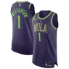Versatile Robusto Zion Williamson New Orleans Pelicans Nike 2024/25 Authentic Player Jersey City Edition Purple per gli appassionati