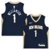 Splendido Zion Williamson New Orleans Pelicans Nike Preschool Replica Jersey Icon Edition Navy per gli appassionati