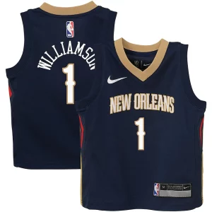 Bellissimo Cool Fantastico Zion Williamson New Orleans Pelicans Nike Preschool Swingman Player Jersey Icon Edition Navy per gli appassionati