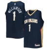 Gorgeous Zion Williamson New Orleans Pelicans Nike Youth 2021/22 Diamond Swingman Jersey Icon Edition Navy per gli appassionati