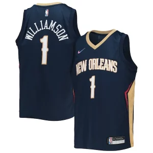 Gorgeous Zion Williamson New Orleans Pelicans Nike Youth 2021/22 Diamond Swingman Jersey Icon Edition Navy per gli appassionati